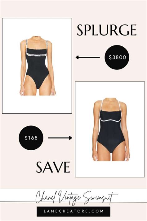 chanel one piece swimsuits dupe|chanel dupe leather.